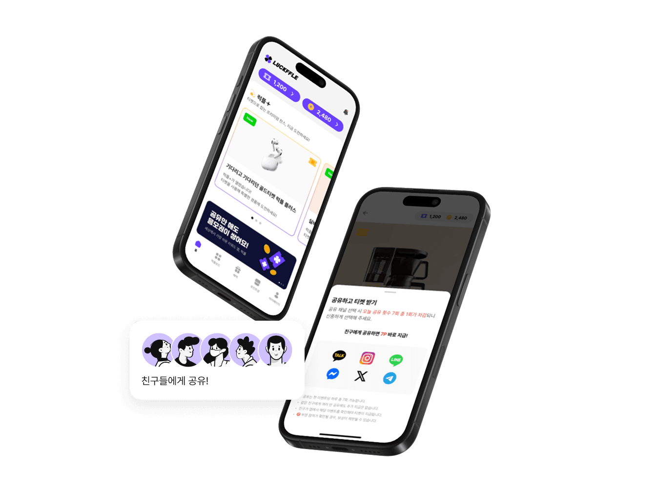 Luckffle App